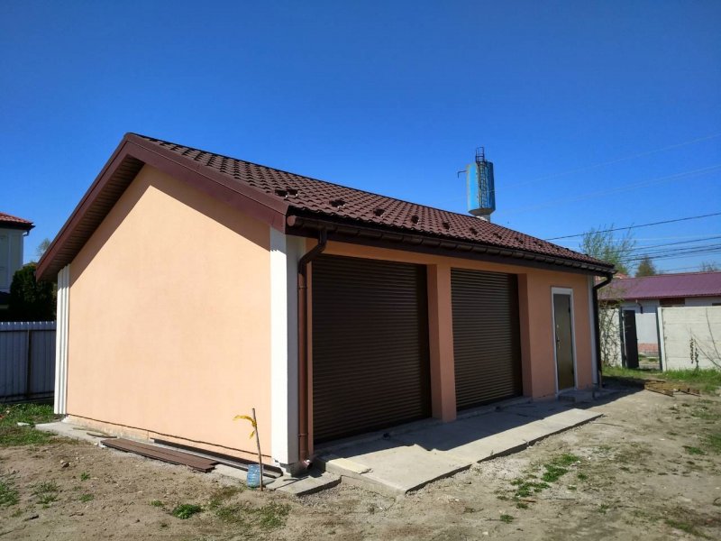 Гараж из СИП панелей