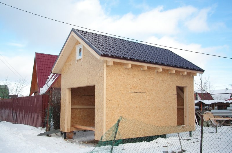 Гараж СИП панели