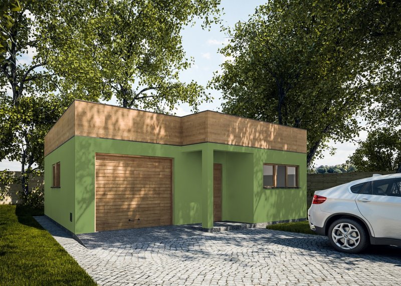 Гараж сарай из СИП панелей