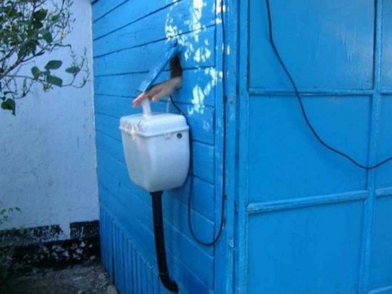 Смешные туалеты на даче