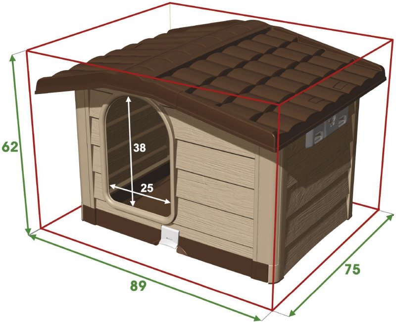 Будка для собак Bama Pet Bungalow