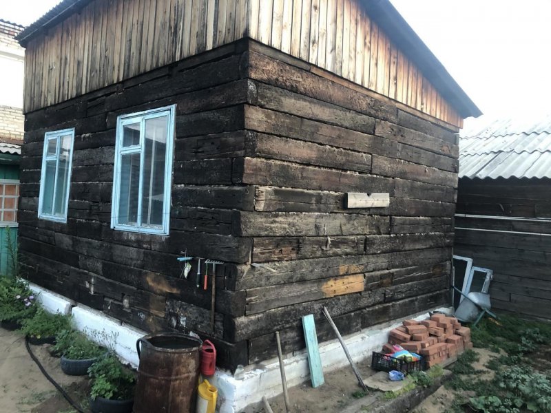 Пристройка из шпал