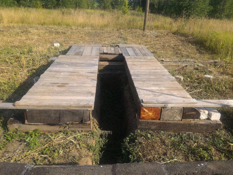 Каркас гаража из шпал