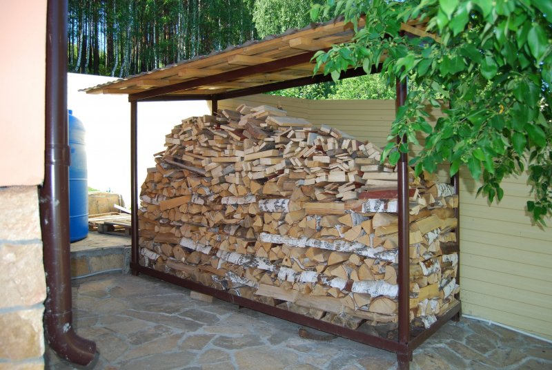 Дровяник ландшафтный