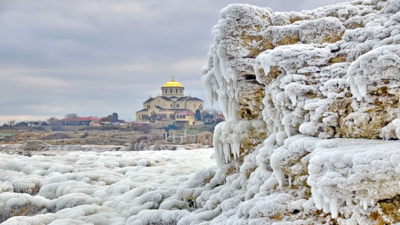 Бахчисарай в феврале