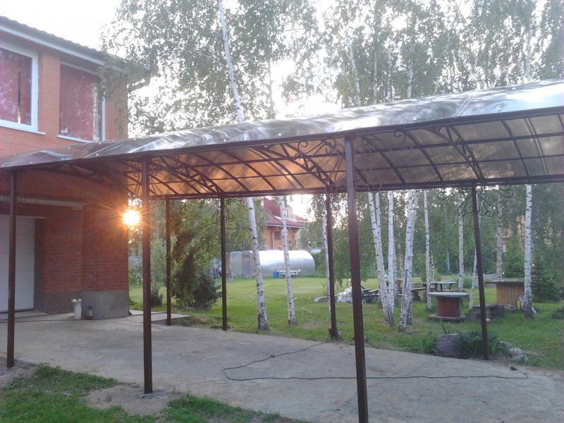 Навес из металла