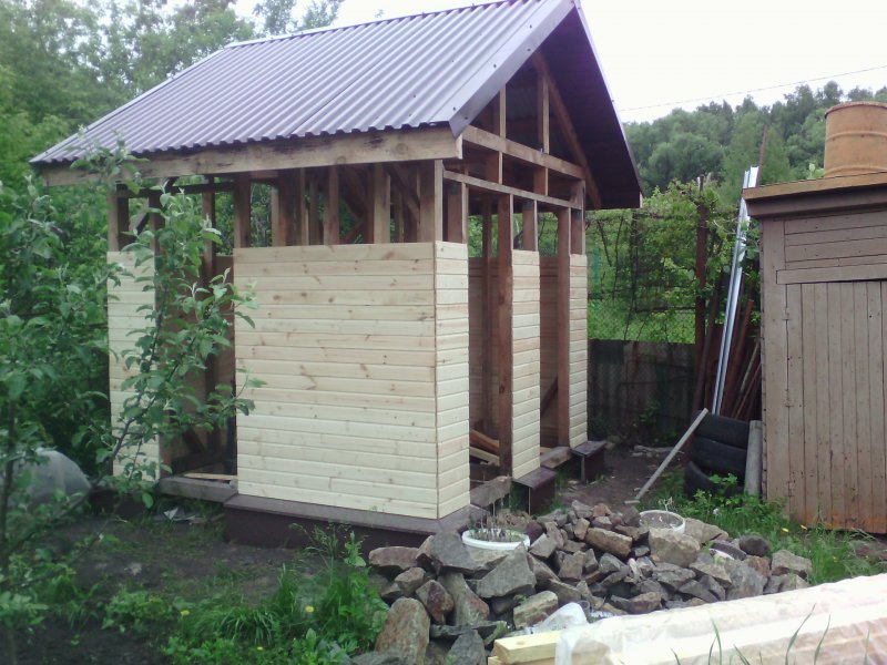 Каркасный хозблок 4х8