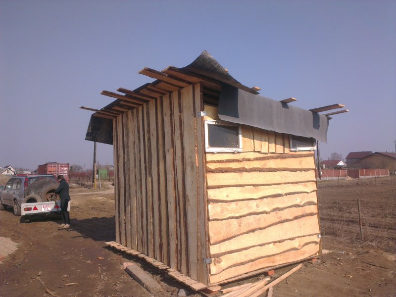 Сарай из горбыля