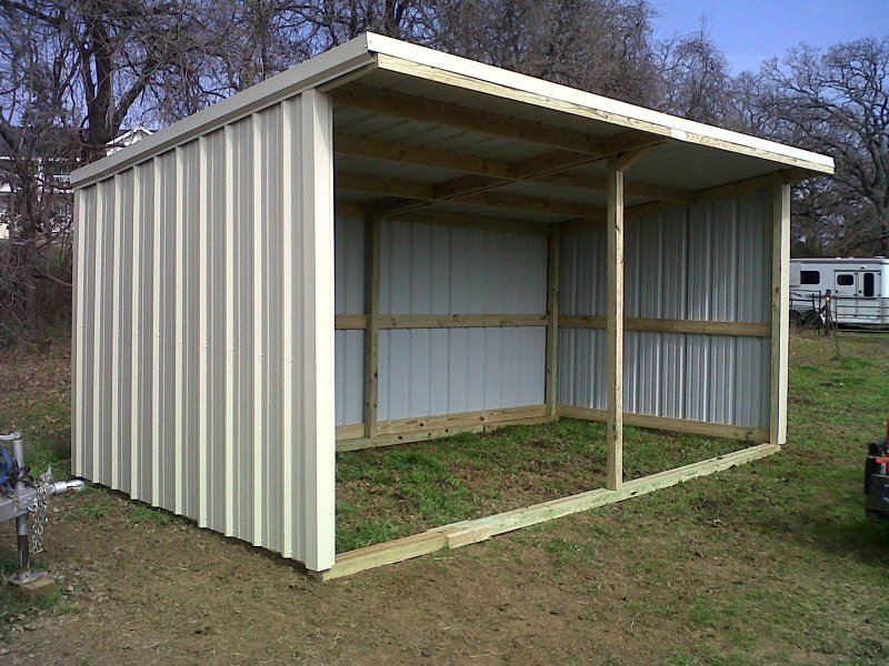 Сарай из горбыля