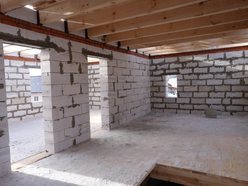 Гараж газобетон