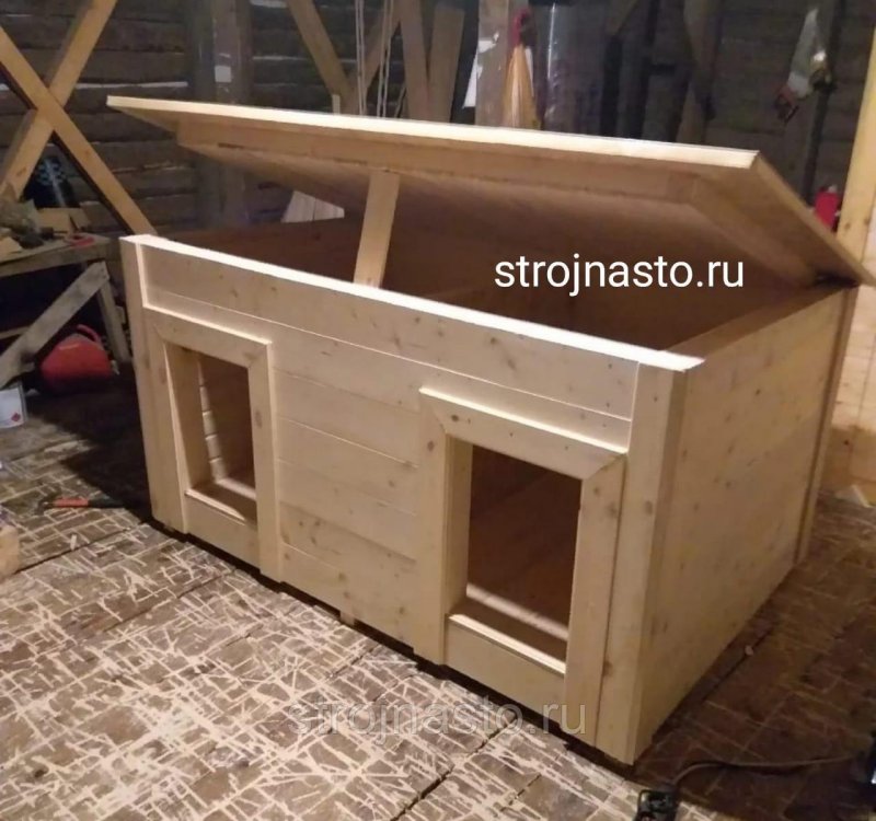 Будка для собаки утепленная