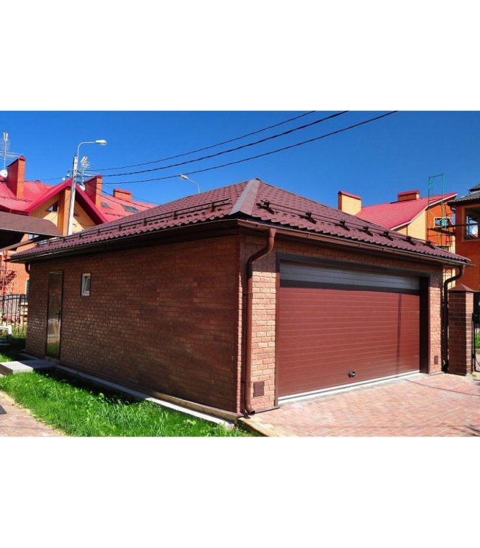 Гараж из кирпича