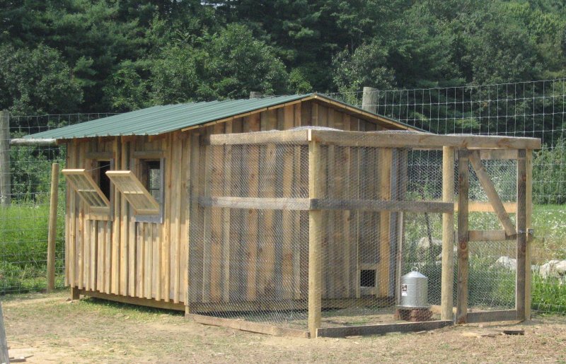 Каркасный птичник