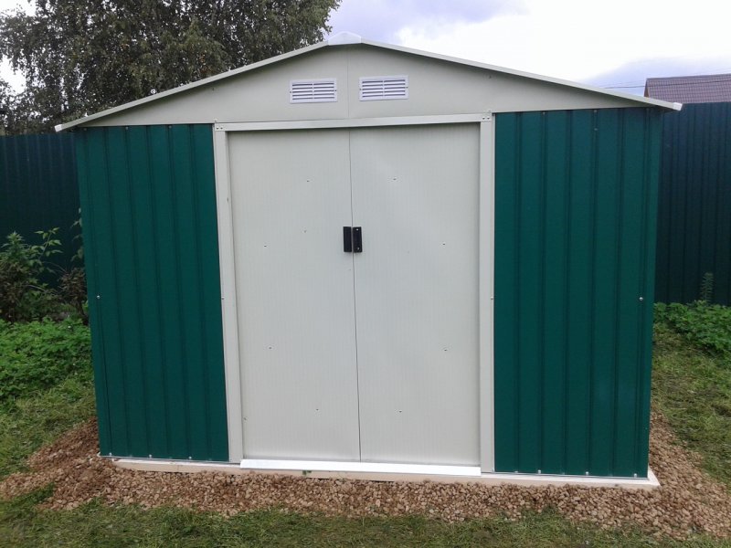 Металлический сарай Greenstorage Арчер g 330х372