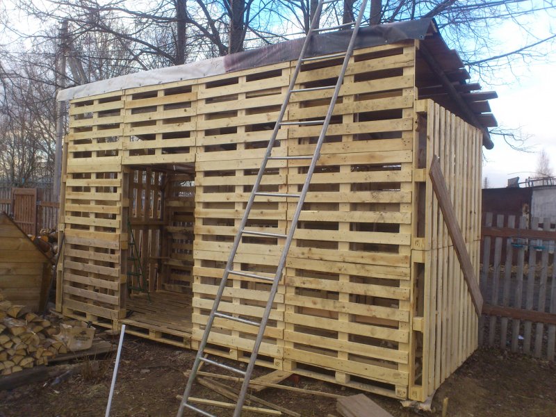 Дровяник 4 на 3.5