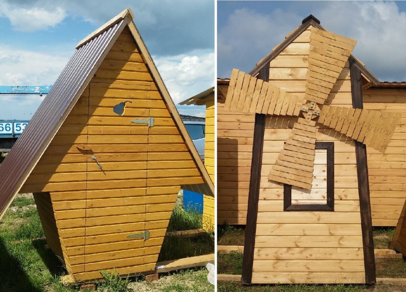 Дачный туалет 120х120