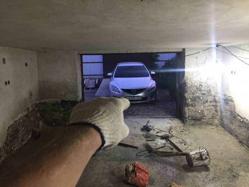 Обустройство гаража внутри