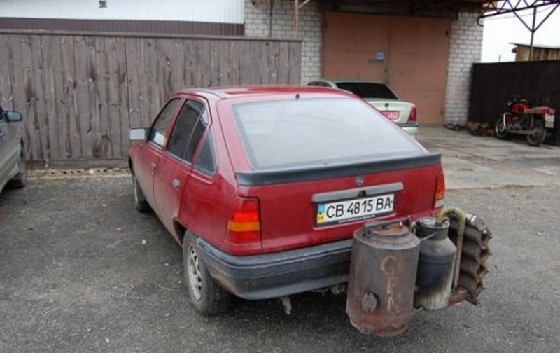Авто на дровах в Украине