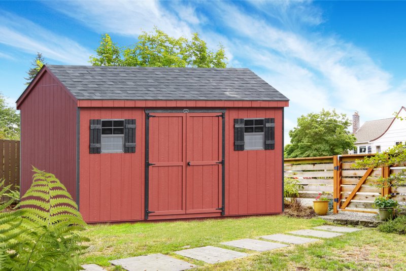 Red Storage Shed