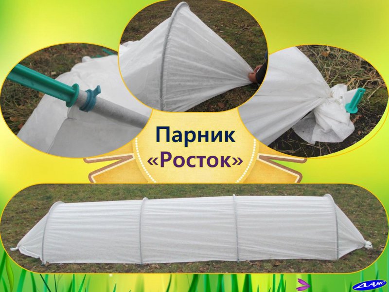 Парник Росток 4м 0,8*0,9 м p-Rost-4-1 (ДАЯС)