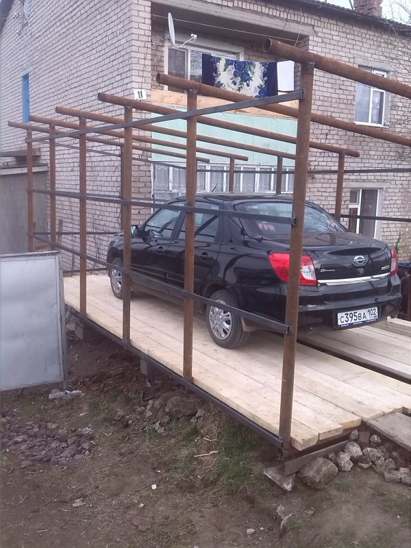 Сарай каркасный утепленный