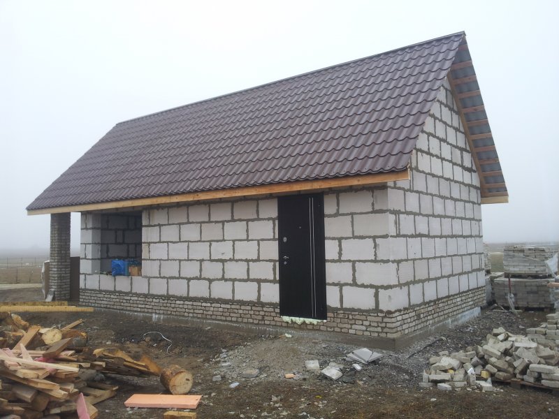 Баня 4/5 газобетон