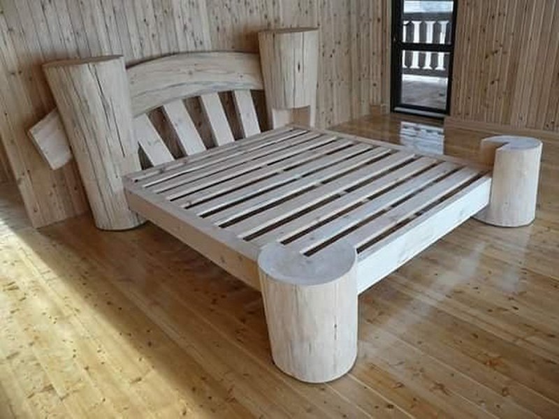 Веранда из бревна
