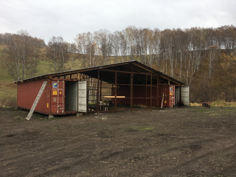Ангары из дерева