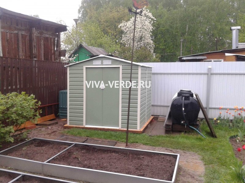 Металлический сарай Эван