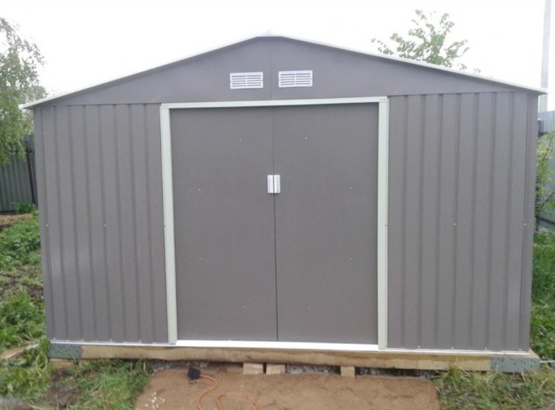 Металлический сарай Greenstorage Арчер g 330х372