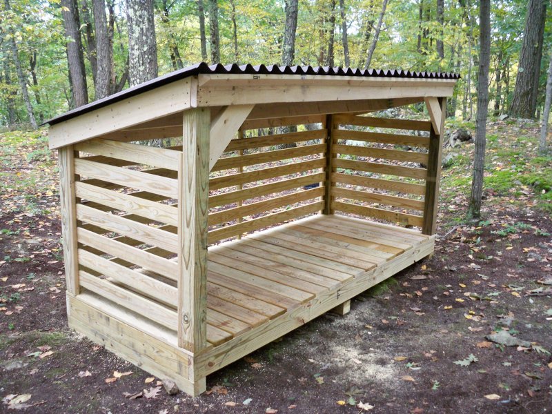 Уличная дровница Vuoksa-Wood 1 сота