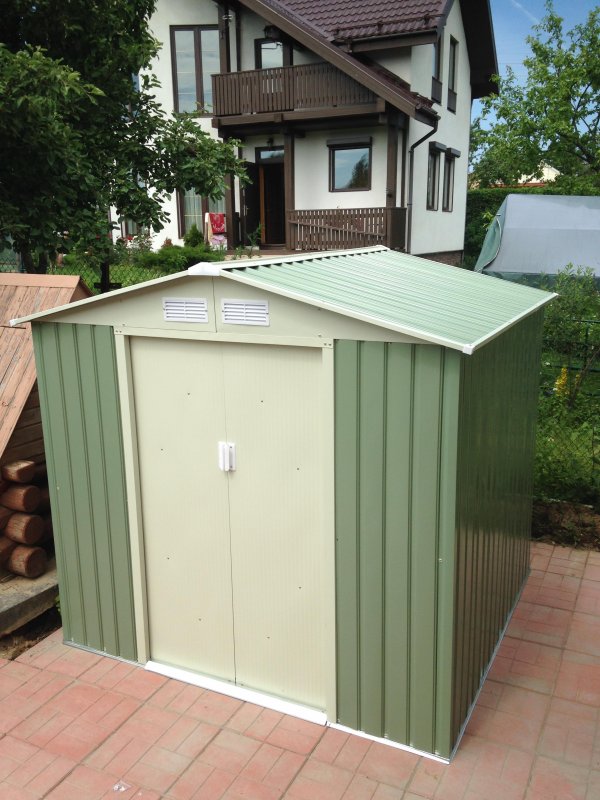 Сарай из профнастила