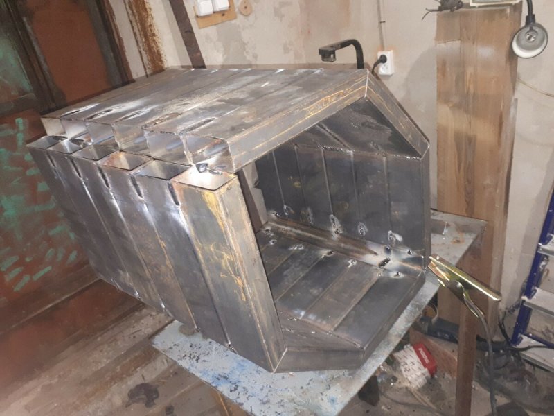 Буржуйка из 325 трубы