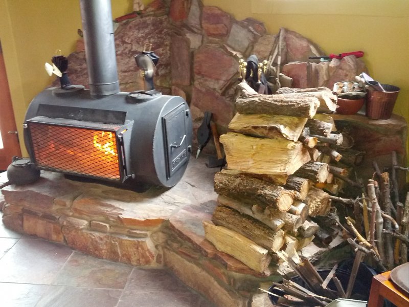 Печь в гараж своими руками