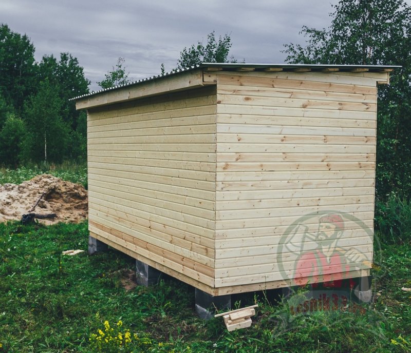 Хозблок с туалетом 4500*2500 ОСП