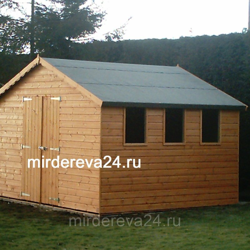 Деревянный сарай