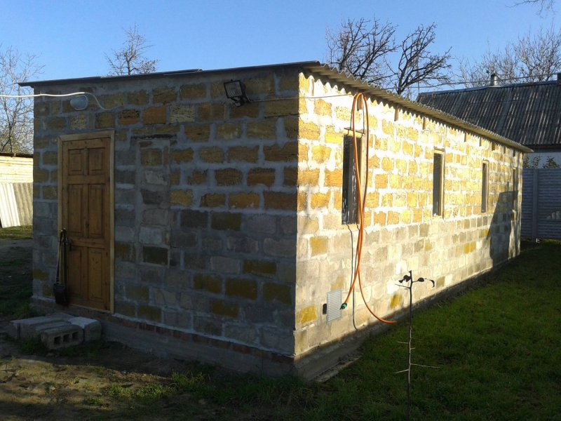 Сарай 3*4 из пеноблока