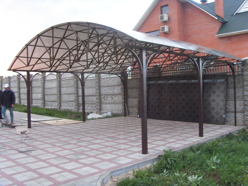 Навес металлический
