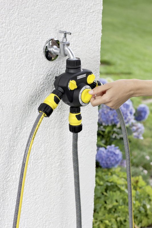 Распределитель 3-х канальный g1, g3/4 для систем полива (2.645-200.0) Karcher