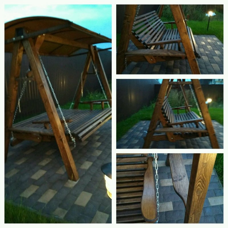 Деревянный турник