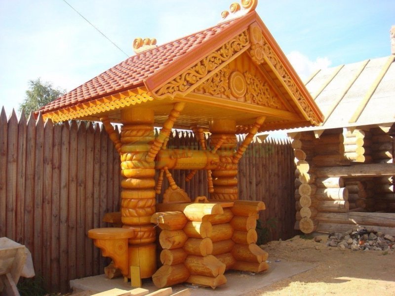 Колодец из сруба
