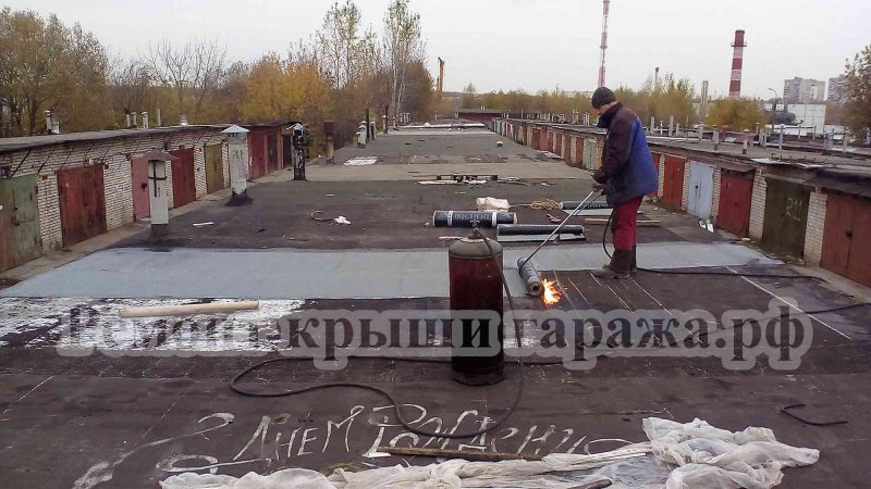 Перекрыть крышу гаража в Бокситогорске
