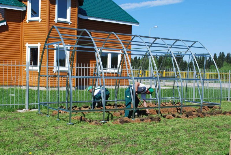Сборка теплицы
