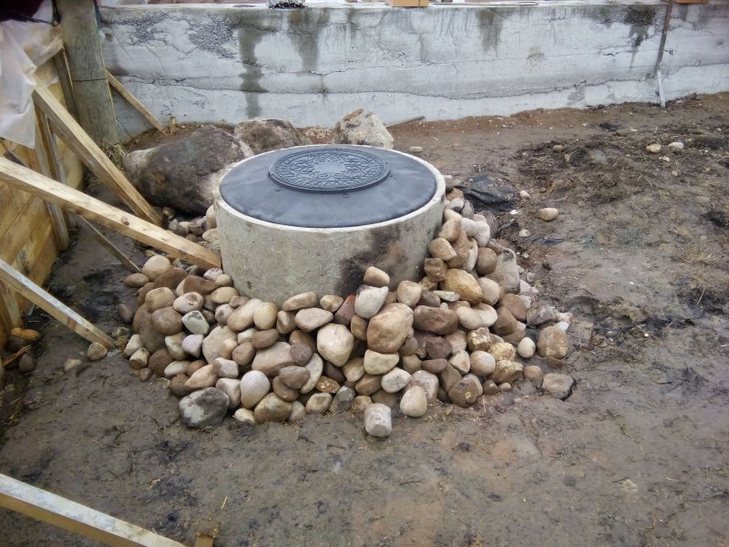 Камень для колодца на кольца