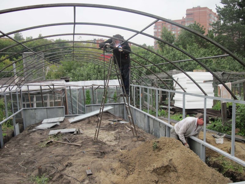 Теплица сварная