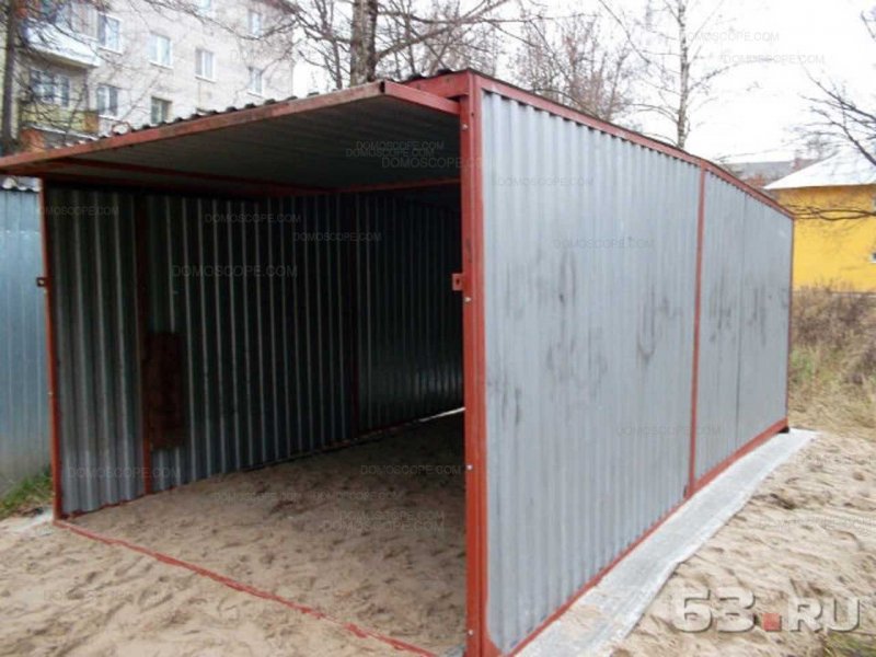 Высота гаража пенала