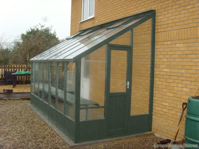 Сарай из парника