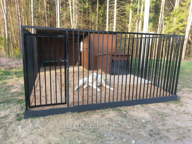 Вольер для собаки алабай