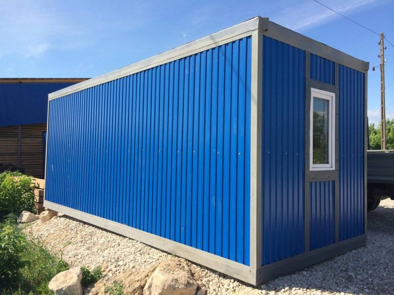 Блок-контейнер, металлический, 6000х2450х2600мм,