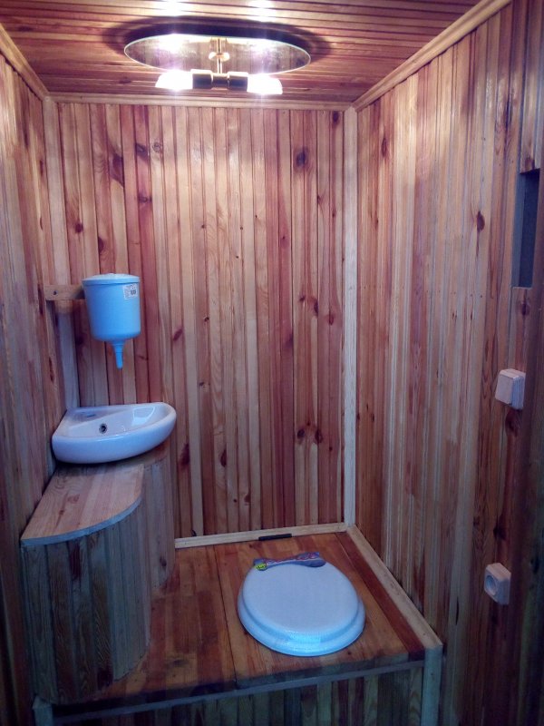 Туалет в tiny House